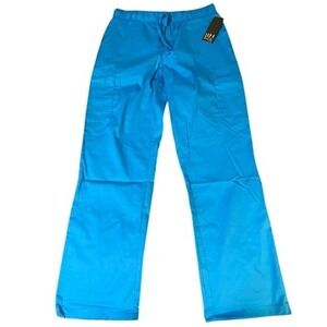 UA‎ Butter-Soft Stretch Turquoise Blue Cargo Scrub Pants BSS1144 Medium NWT
